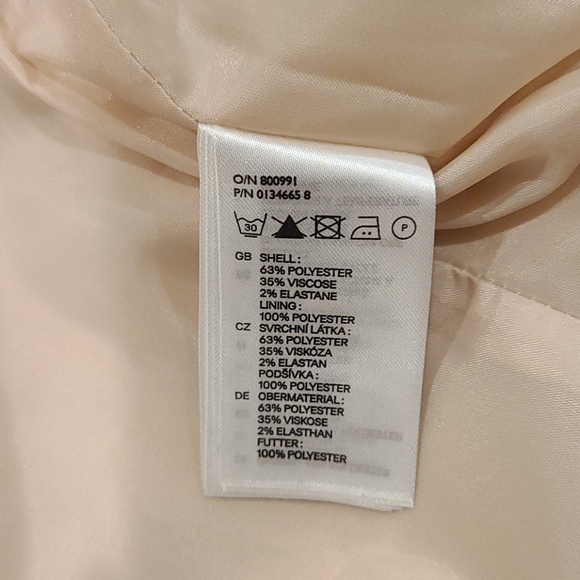 H&M Jacket/Blazer - Off-white/Tan - Picture 4 of 6